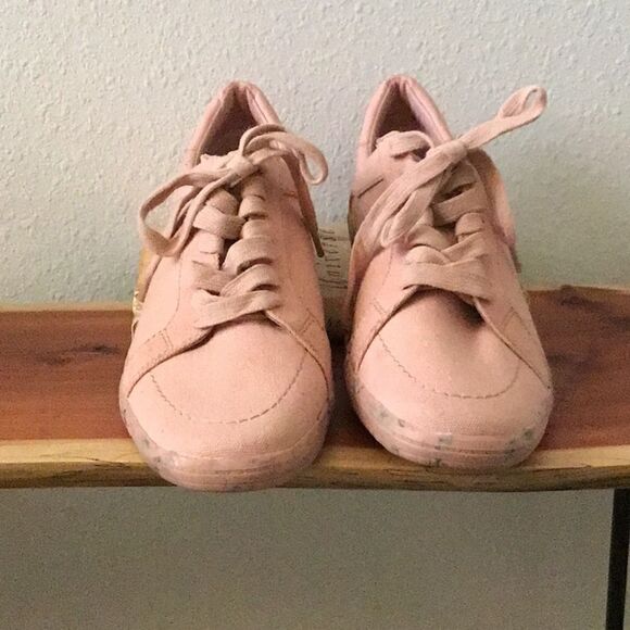 Treasure & Bond Monroe Canvas Sneaker in Coral Size 7.5 - Picture 4 of 10